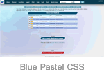 blue pastel CSS
