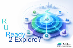 Graphic made by ChatGPT based off of input data from a chat session. Are you ready to explore? Concept shows how adilas encourages exploration and deep dives into topics.