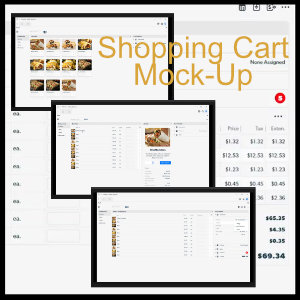 Video Preview - Shopping Cart Mock-Up