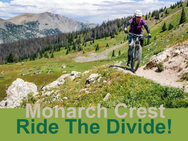 Monarch crest mountain bike trail online