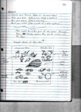 click to enlarge - photo by: Brandon Moore - Original ink pen sketch in Brandon's developer notebook on 9/28/13.