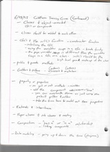click to enlarge - photo by: Brandon Moore - ColdFusion training course. Notes - page 5 of 6.