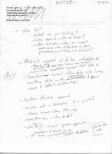click to enlarge - photo by: Brandon Moore - Page 2 of 8 - Brainstorming and organizing notes and concepts for digital storytelling.