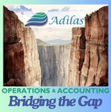 click to enlarge - photo by: Brandon Moore - New graphic by Abby Elkins (Brandon's daughter). The topic is Adilas - Bridging the gap between operations and accounting.