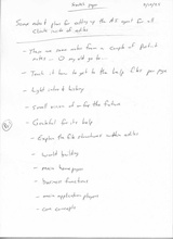 click to enlarge - photo by: Brandon Moore - Some plans on what I want to train the AI agent on. Things like how to get to help files, light intro, history, small vision of the future, file structure, world building, main homepages, business functions, main application players, and core concepts.