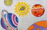 click to enlarge - photo by: Brandon Moore - Original artwork done by Abby Elkins in colored pencils. This was the original piece for the adilas universe.