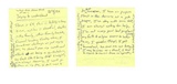 click to enlarge - photo by: Brandon Moore - Front and back of a post-it note. I was trying to think about what or how Steve feels about me. This is me putting words into his mouth. I'm far from perfect, but I am trying to help, where I can. It has been a long road.