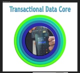 click to enlarge - photo by: Brandon Moore - Abby sent me a graphic for the transactional data core. She was trying to show that the center of the value add-on core is the transactional data core - level 1 or innermost ring.