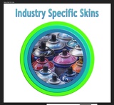 click to enlarge - photo by: Brandon Moore - Abby sent me this graphic to talk about industry specific skins. She used paint cans to show that each one will be slightly different or unique. Mock-up graphics for level 2 - industry specific skins.