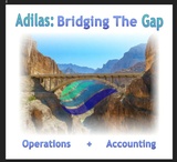 click to enlarge - photo by: Brandon Moore - Mock-up images from Abby. Showing how adilas bridges the gap between operations and accounting. Fun mock-up with a softly faded image and the adilas logo underneath the bridge.