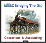 click to enlarge - photo by: Brandon Moore - Concept image from Abby. It shows a train going across a bridge. Adilas bridges the gap between operations and accounting. Soft watercolor type feel.