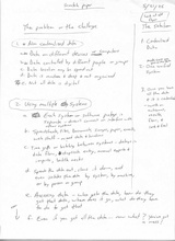click to enlarge - photo by: Brandon Moore - What are some of the real challenges... Non centralized data, using multiple systems, and then trying to bring it all together. Who has it, who needs it, where is it located, is it accessible, what do we have, how does it all fit together, etc.?