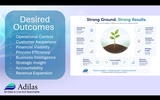 click to enlarge - photo by: Brandon Moore - Slide 9 of 11 - Focusing on desired outcomes. If you have a strong foundation, you can get great results or desired outcomes.