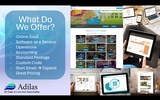 click to enlarge - photo by: Brandon Moore - Slide 4 of 11 - What do we offer? Small slide to show some screenshots and a small elevator type pitch. Software as a service, operations and accounting, standard package and allow for custom code on top of that.