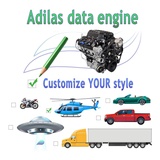 click to enlarge - photo by: Brandon Moore - Final image from Abby for the adilas data engine. Everybody gets an engine, what it looks like and does, depends on you... :)