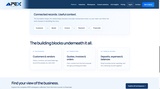 click to enlarge - photo by: Brandon Moore - APEX by adilas - Screenshot 11 of 21 - Connected records. Useful context. The foundation keeps the relationships between everyday transactions intact, so your team can follow the work instead of rebuilding the story.