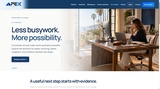 click to enlarge - photo by: Brandon Moore - APEX by adilas - Screenshot 15 of 21 - AI & insights - Less busywork. More possibility. Connected records make useful assistance possible. Explore the direction for easier receiving, clearer navigation, and evidence-backed next steps.