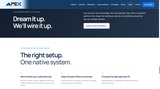 click to enlarge - photo by: Brandon Moore - APEX by adilas - Screenshot 7 of 21 - Dream it up. We'll wire it up. Your process. Your terminology. Your next big idea. Start with a connected platform, then shape the interfaces, reports, and workflows around the way your actually operate.