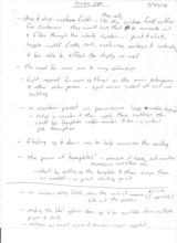 click to enlarge - photo by: Brandon Moore - Notes from the class - day 1