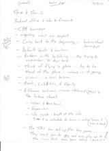 click to enlarge - photo by: Brandon Moore - Notes from day 4 - Steve and Shari O. going over backend office and intro to financials. Page 2 of 6.