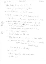 click to enlarge - photo by: Brandon Moore - Notes from day 4 - Steve and Shari O. going over backend office and intro to financials. Page 3 of 6.