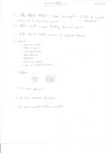 click to enlarge - photo by: Brandon Moore - Outline from Brandon's presentation on the adilas model, core concepts, and intro to world building.