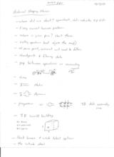 click to enlarge - photo by: Brandon Moore - Outline from Brandon's presentation on historical stepping stones and why we do what we do - Lessoned learned.