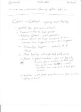 click to enlarge - photo by: Brandon Moore - Notes from day 3 - Calvin Chipman's demo on GMext Pro - group mass texting.