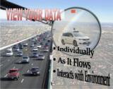 click to enlarge - photo by: Brandon Moore - This is a mock-up image that Dave Forbis created to help show the different levels to view and track your data. It could be at the city level (tons of stuff going on), the road level (lots of moving parts and pieces), or at the individual level (data).