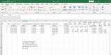 click to enlarge - photo by: Brandon Moore - Sample screenshot of an Excel file to simulate some aggregated data. Once again, just concepting.
