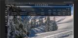 click to enlarge - photo by: Brandon Moore - This is the customer overview page. It has a new background, once again for testing. Just playing with different look and feel options. This one has more of a snow or skiing type background.