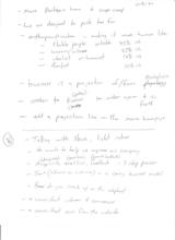 click to enlarge - photo by: Brandon Moore - Notes from a meeting with Brandon, Steve, and Jonathan Johnson from Epic Enterprises Consulting. Page 1 of 4.