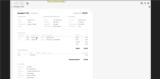 click to enlarge - photo by: Brandon Moore - Screenshot of the basic invoice with a new style and clean layout. All menus and options would be somewhat hidden unless asked for (requested by clicking certain icons or buttons).