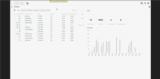 click to enlarge - photo by: Brandon Moore - Screenshot and first round mock-up of some data on the invoice homepage. Tabs across the top, stats, graphs, etc.