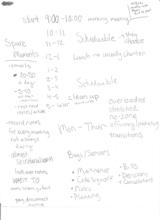 click to enlarge - photo by: Brandon Moore - Deeper breakdown of a single day. Lots of tasks that I have to do or perform. Page 2 of 4.