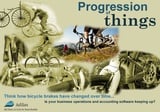 click to enlarge - photo by: Brandon Moore - I grew up with all kinds of bikes... This graphic talks about progression of things over time. Just like bike brakes have changed over time, so to has technology, ideas, concepts, and needs. Fun little analogy.