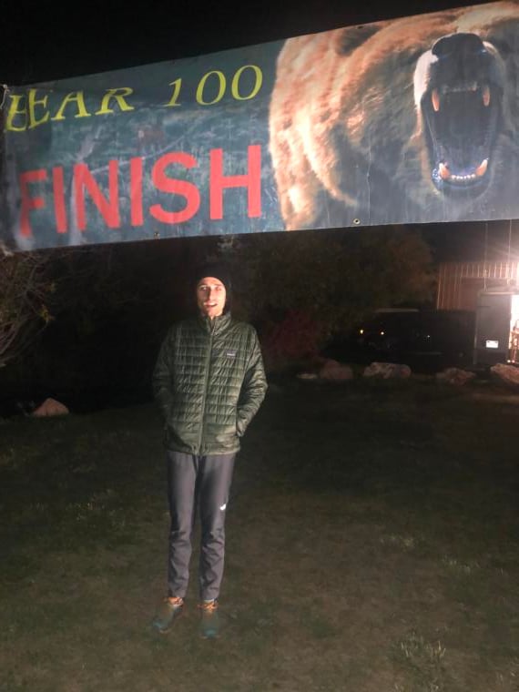 click to enlarge - photo by: Bear 100 Runner Support - Bear 100 FINISHER!!!