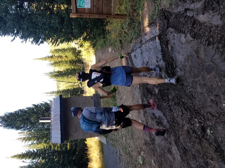 click to enlarge - photo by: Bear 100 Runner Support - Back at it!