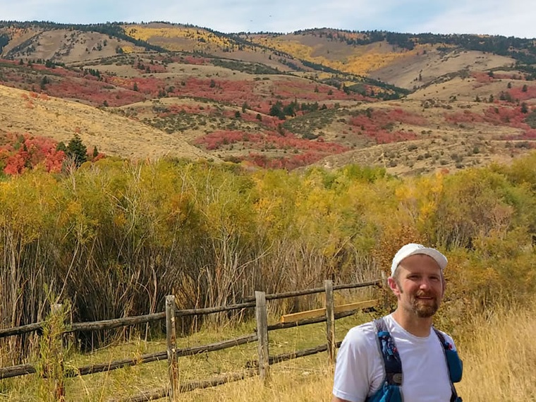 click to enlarge - photo by: Bear 100 Runner Support - Cache Valley Fall Colors