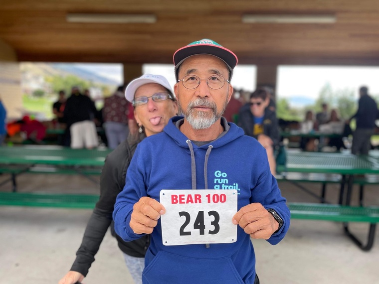 click to enlarge - photo by: Bear 100 Runner Support - Get er done