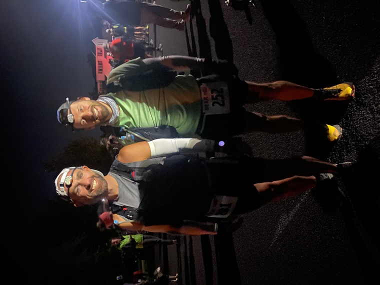 click to enlarge - photo by: Bear 100 Runner Support - Start line!