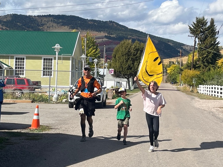 click to enlarge - photo by: Bear 100 Runner Support - Last mile