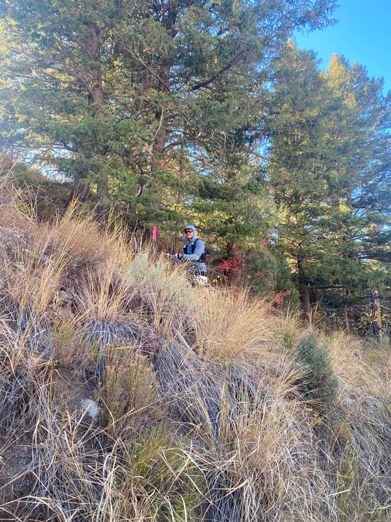 click to enlarge - photo by: Bear 100 Runner Support - Leaving Temple Fork right on schedule