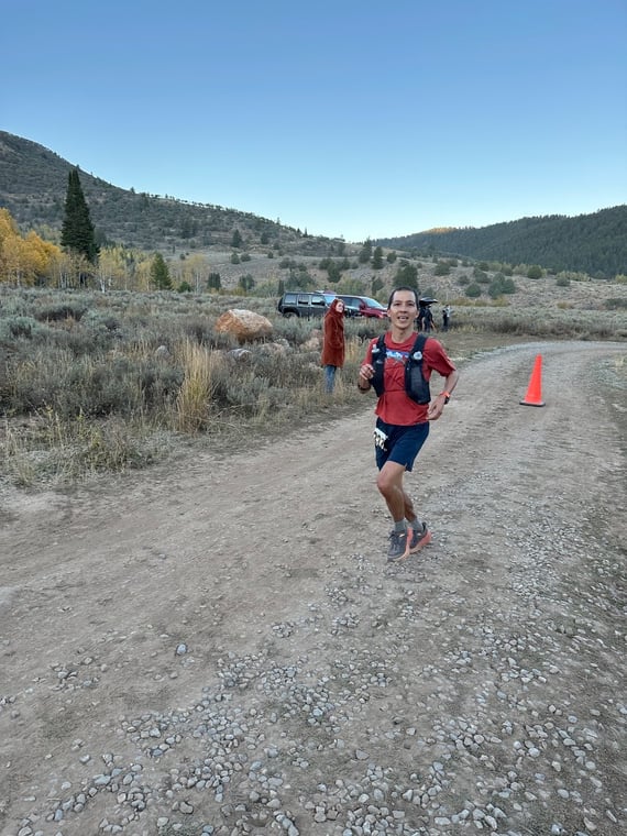 click to enlarge - photo by: Bear 100 Runner Support - Franklin Basin