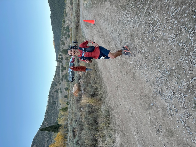 click to enlarge - photo by: Bear 100 Runner Support - Franklin Basin