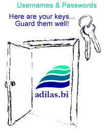 Your username and password are your keys to the adilas.biz business platform application.